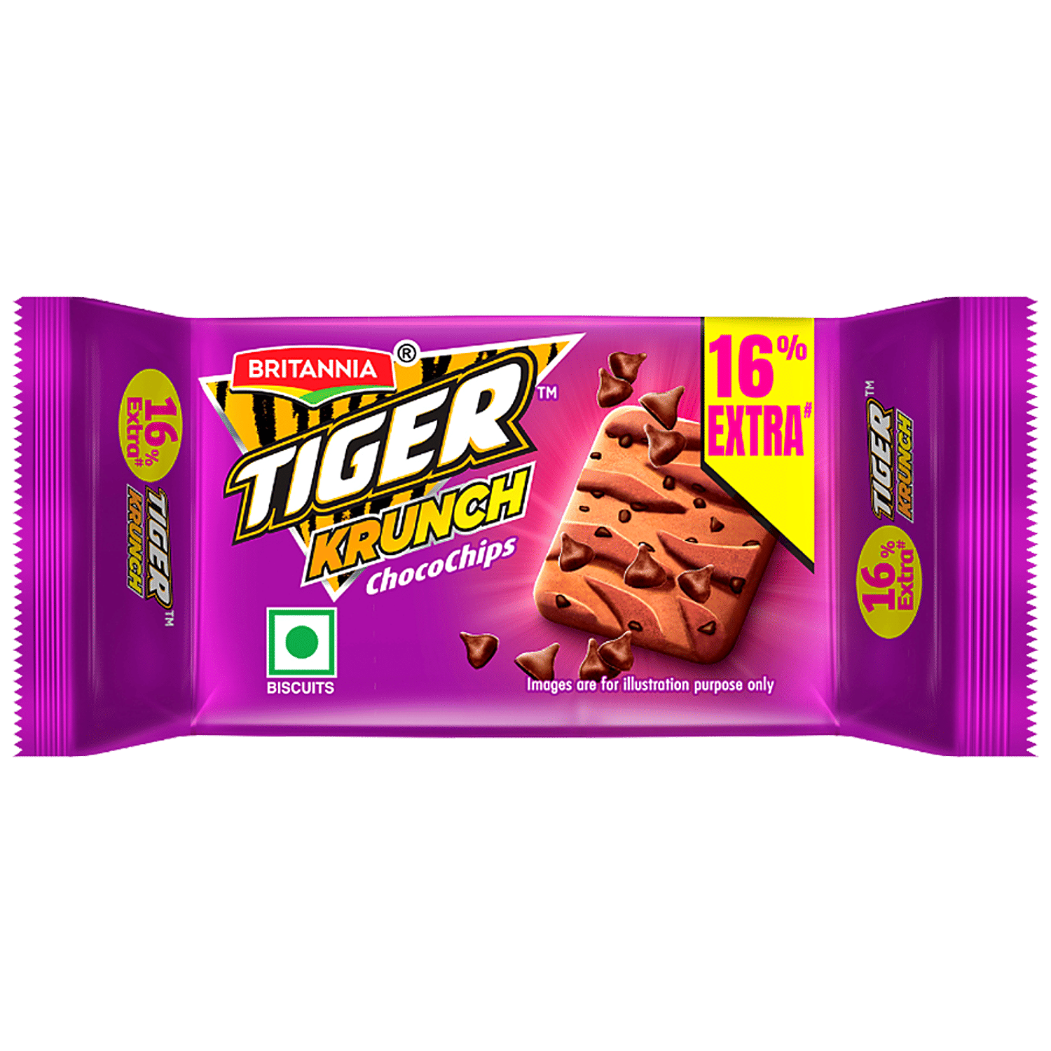 Tiger Krunch Chocochips - 31.5g